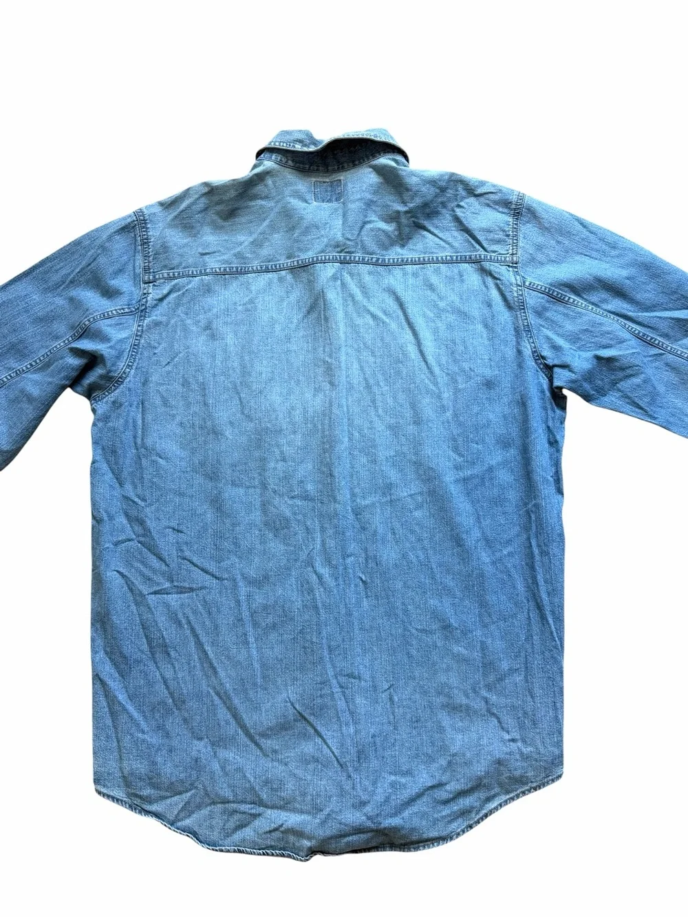 Levi’s Red Tab Denim Button Up Shirt Men’s L Oversized Vintage 90s Grunge